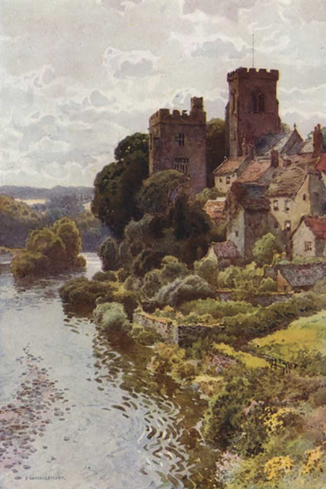 The Old-World Village of Tanfield from E.W. Haslehust