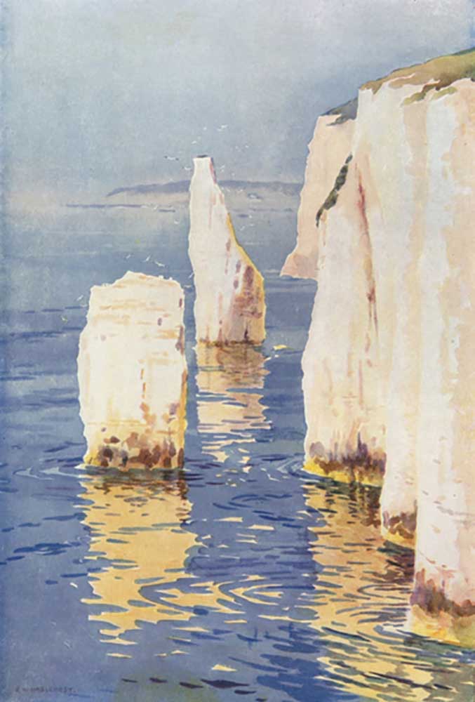 Old Harry Rocks, Swanage from E.W. Haslehust