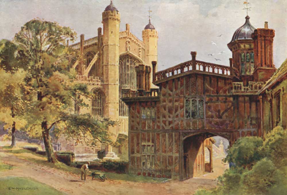 The Horse-Shoe Cloisters and St. Georges Chapel from E.W. Haslehust
