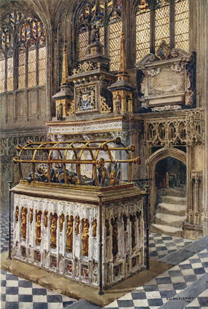 The Beauchamp Chapel Tombs of the Founder and Robert Dudley, Earl of Leicester from E.W. Haslehust