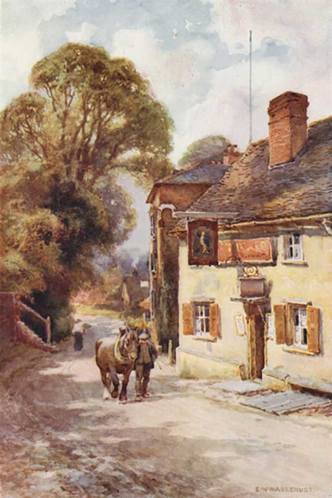 The Leather Bottle, Cobham from E.W. Haslehust