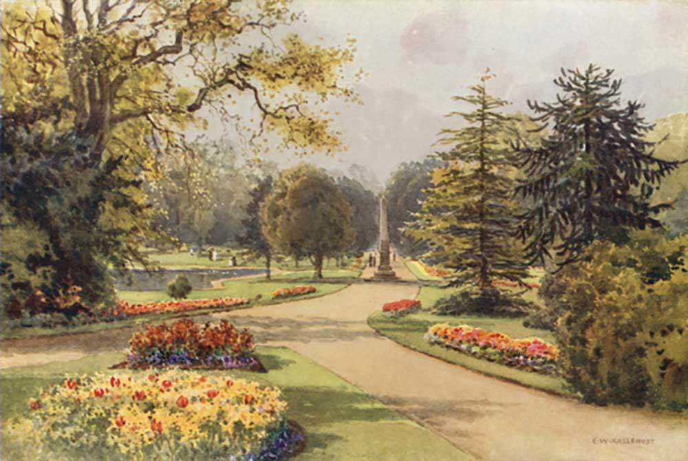 In the Jephson Gardens, Leamington from E.W. Haslehust