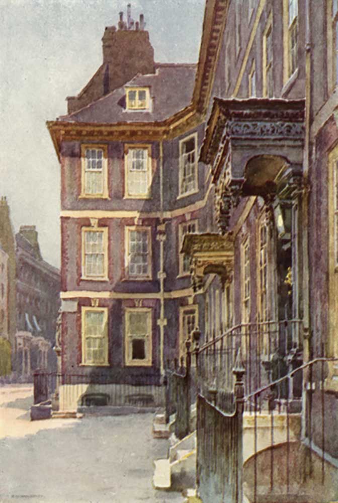 Queen Annes Gate, Westminster from E.W. Haslehust