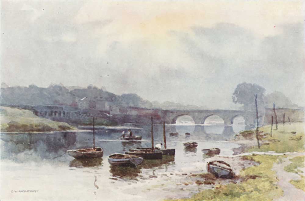 Salmon Fishers at Chester from E.W. Haslehust