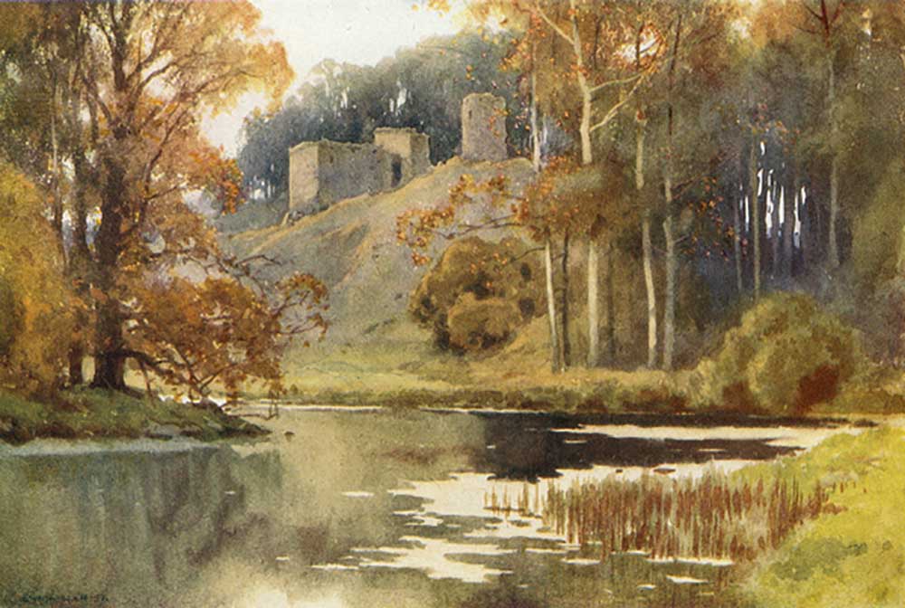 Roxburgh Castle from E.W. Haslehust