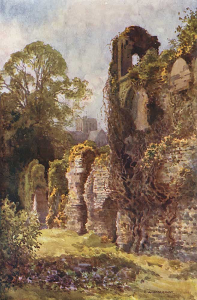 Ruins of Wolvesey Castle from E.W. Haslehust