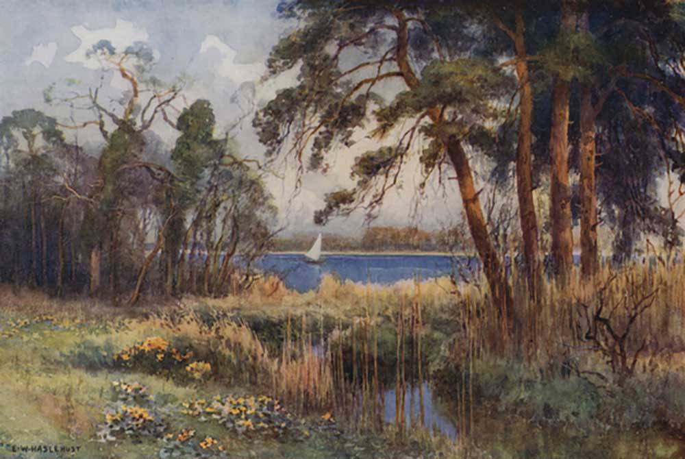 Wroxham Broad, Early Spring from E.W. Haslehust