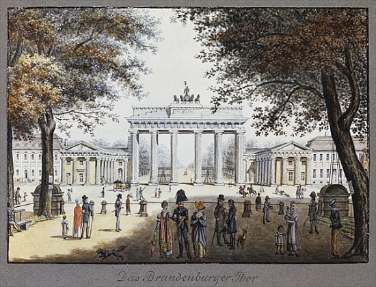 The Brandenburg Gate, Berlin from F.A. Calau