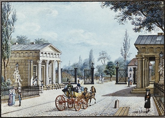 The Leipzig Gate, Berlin from F.A. Calau