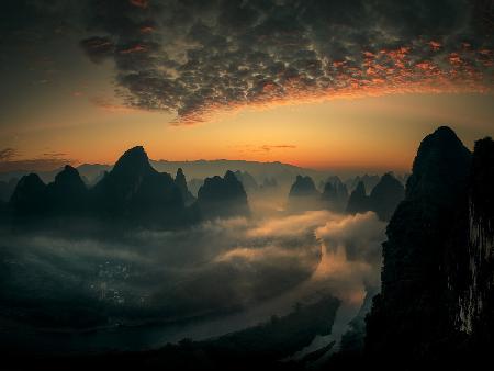 Sunrise on the Li River