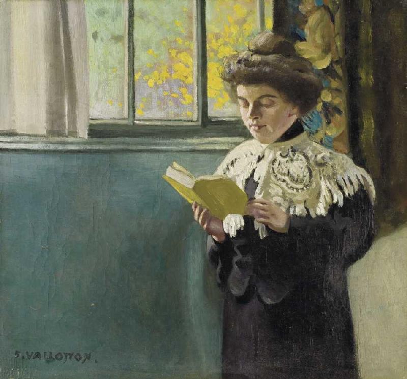 Lesende am Fenster from Felix Vallotton