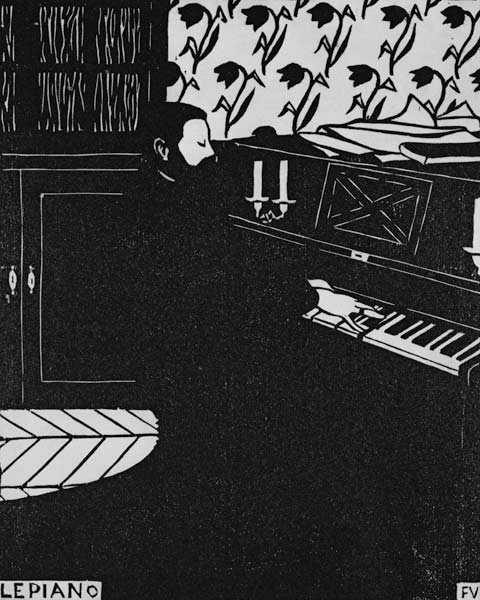 The Piano from Felix Vallotton
