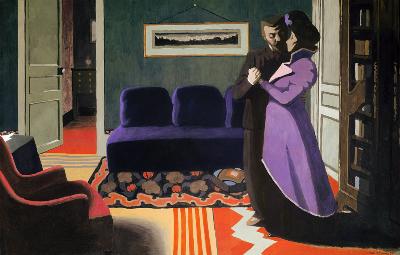 The Visit (Interior with Blue Sofa)