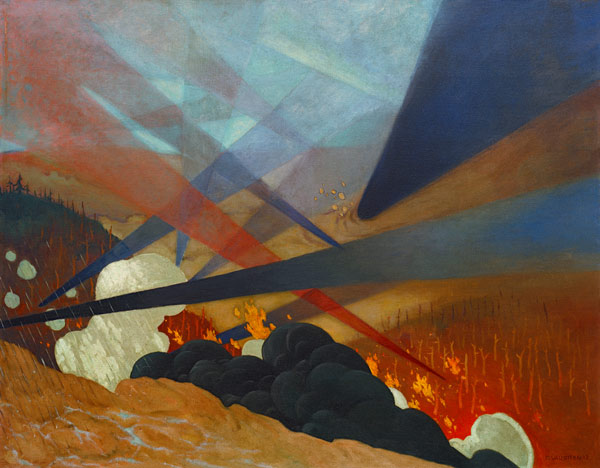 F.Vallotton / Verdun / Painting / 1917 from Felix Vallotton