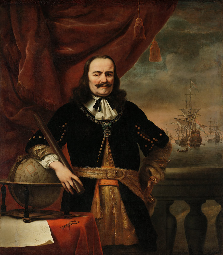 Michiel de Ruyter als Admiralsleutnant from Ferdinand Bol