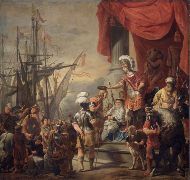 Aeneas at the Court of Latinus from Ferdinand Bol