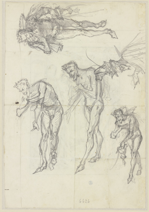 Studies of Mephistopheles from Ferdinand Fellner