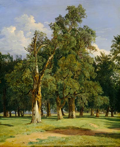 Elm trees in Prater from Ferdinand Georg Waldmüller