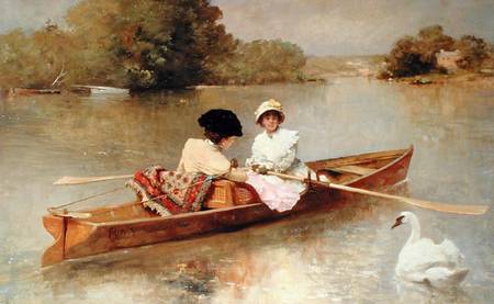 Boating on the Seine from Ferdinand Heilbuth
