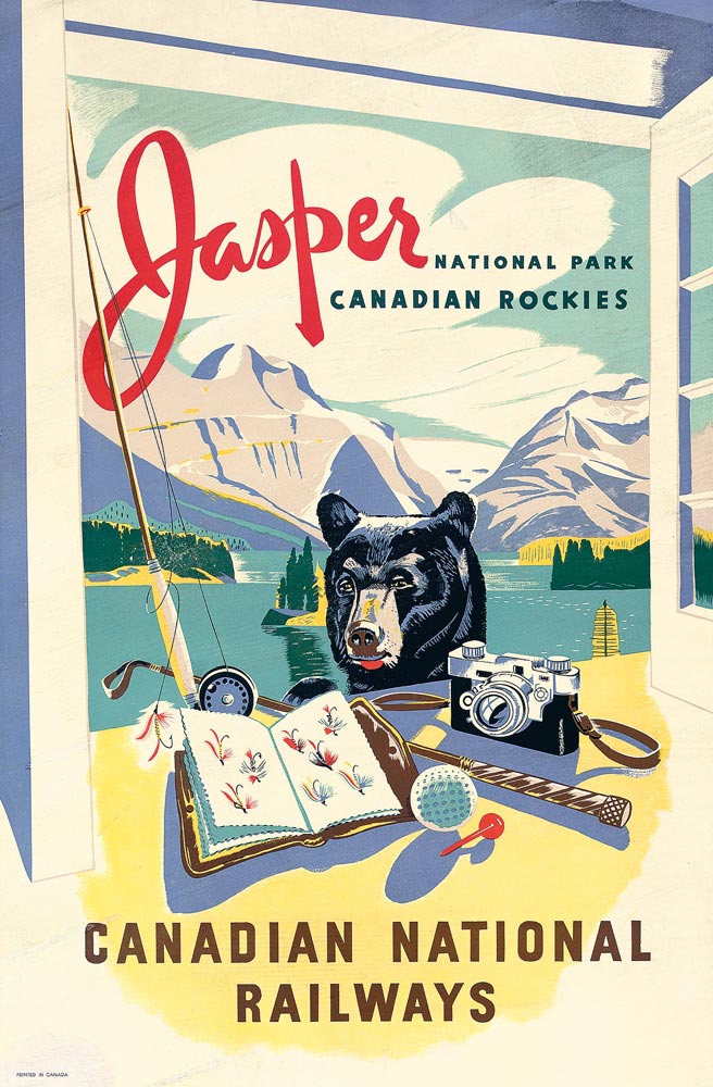 Jasper, Canadian National Railways. from Ferdinand Hodler