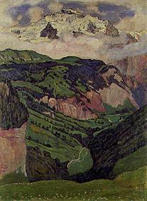 Look from Isenfluh to the virgin. from Ferdinand Hodler
