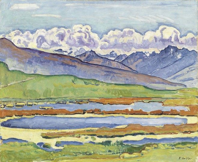 Landscape at Montana from Ferdinand Hodler