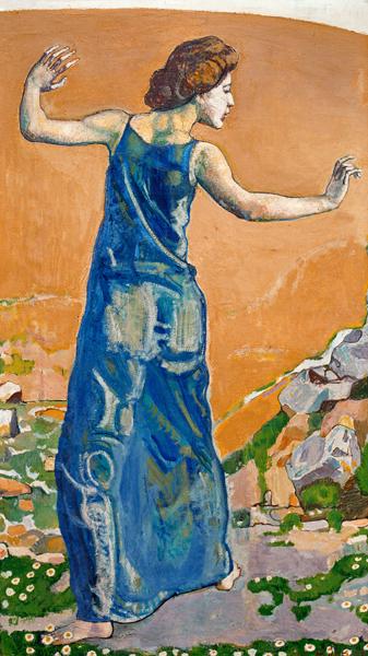 Woman with arms outstretched