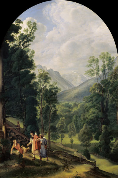 Berchtesgadener landscape. from Ferdinand Olivier