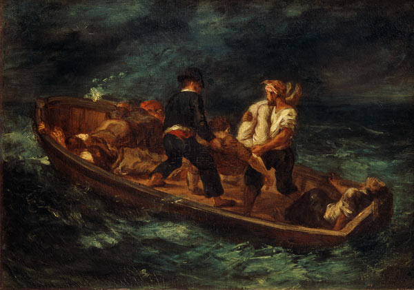 After the shipwreck. from Ferdinand Victor Eugène Delacroix
