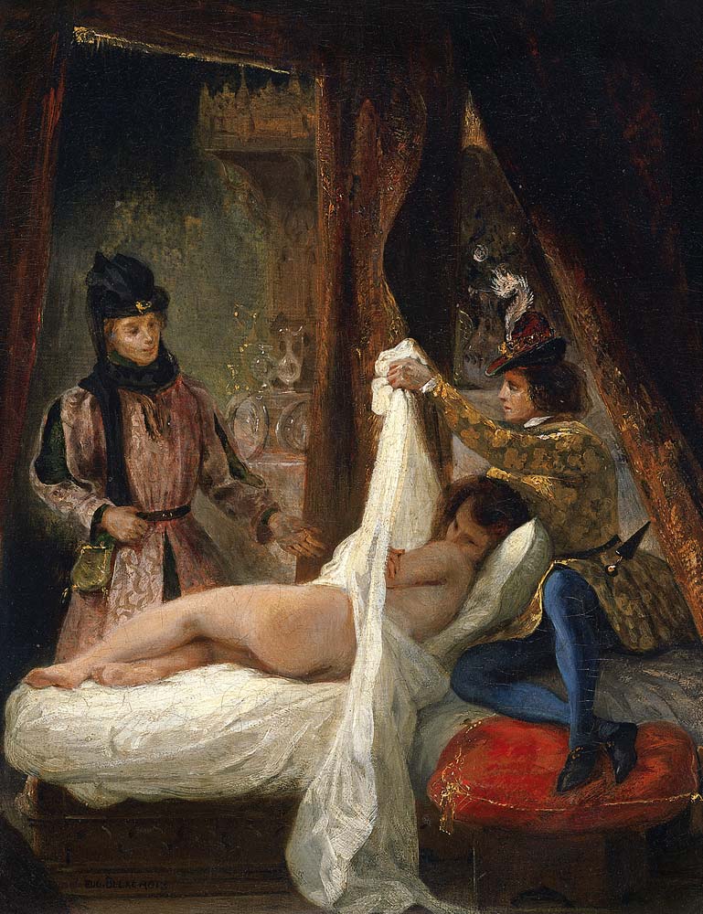 The Duke of Orléans showing his Lover from Ferdinand Victor Eugène Delacroix