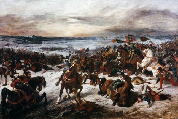 Death of Charles the Brave from Ferdinand Victor Eugène Delacroix