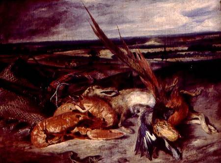 Still Life with Lobsters from Ferdinand Victor Eugène Delacroix