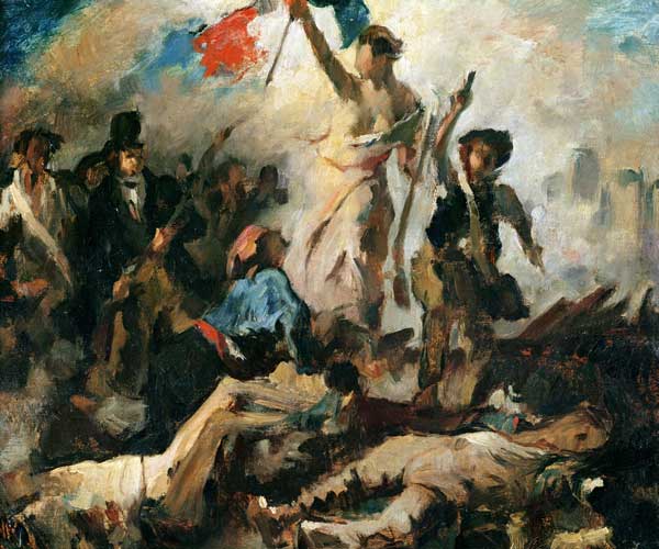 Study for Liberty Leading the People from Ferdinand Victor Eugène Delacroix