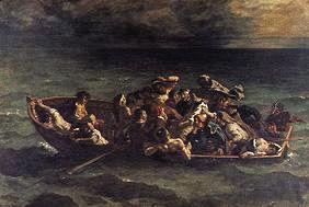 The shipwreck of the Don Juan (to Byron: Don Juan)