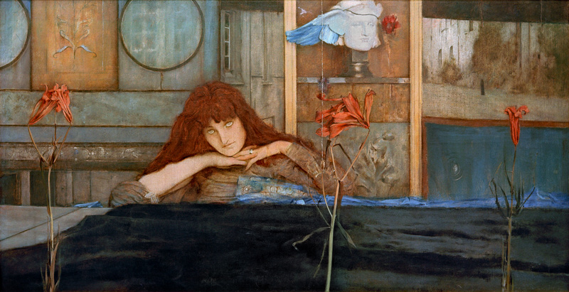 I lock my door upon myself from Fernand Khnopff