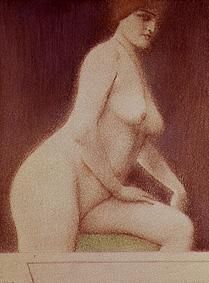 The depravity. from Fernand Khnopff