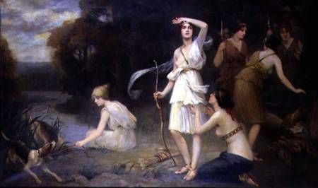 Diana and her Hand Maidens from Fernand Le Quesne