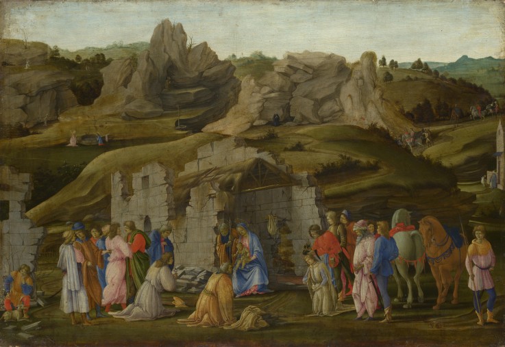 The Adoration of the Magi from Filippino Lippi