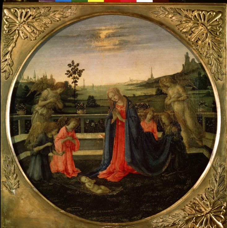 The Adoration of the Christ Child from Filippino Lippi