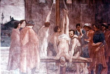 Martyrdom of St. Peter from Filippino Lippi