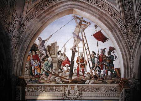 Martyrdom of St. Philip, south wall of Strozzi Chapel from Filippino Lippi