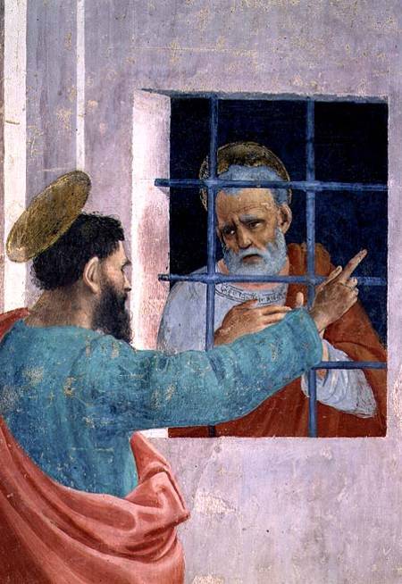 St. Peter Visited in Jail by St. Paul from Filippino Lippi