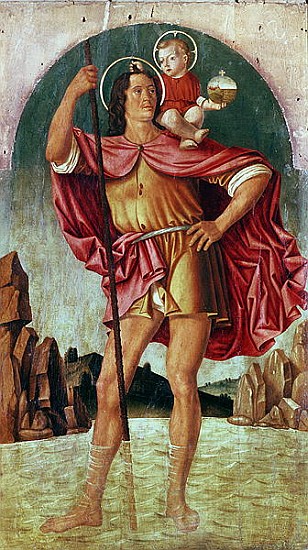 St. Christopher from Filippo Mazzola or Mazzuola