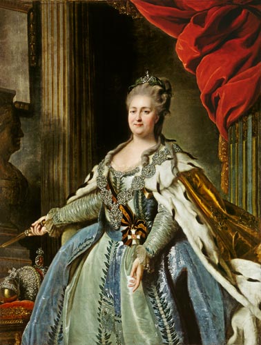 Portrait of Catherine II (1729-96) from Fjodor Stepanowitsch Rokotov