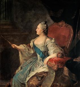 Portrait of the czarina Katharina II.