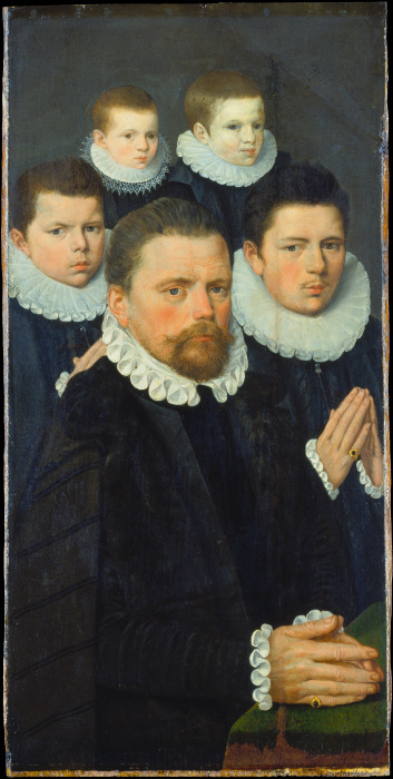 Shutter of an Altarpiece with Male Donors from Flämischer Meister um 1570/1580