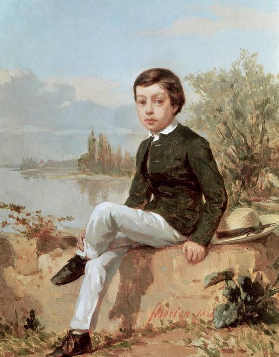 Portrait of Jacques Larguier (1844– 1907) from F.L.D. Bocion