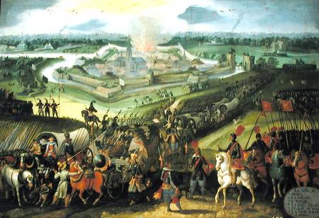 The City of Aerdres (War against the Low Countries) from Flemish School