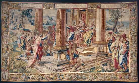 Saint Paul before Porcius Festus, King Herod Agrippa and his sister Berenice from Flemish School