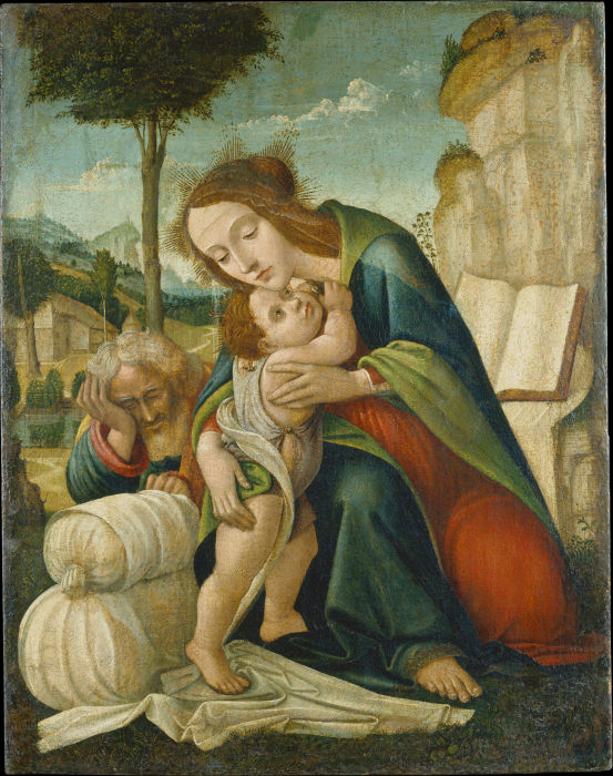 Rest on the Flight into Egypt from Florentiner Meister um 1500